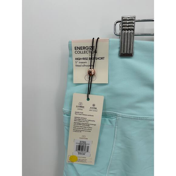 Calia High-Rise Bike Short Women XXL Baby Blue Compression 5" Inseam NWT - Picture 7 of 7